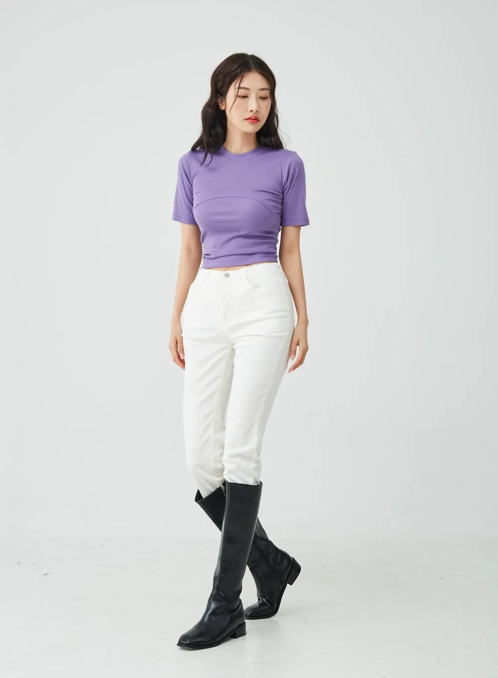 S-Line Crop T-Shirt IU26