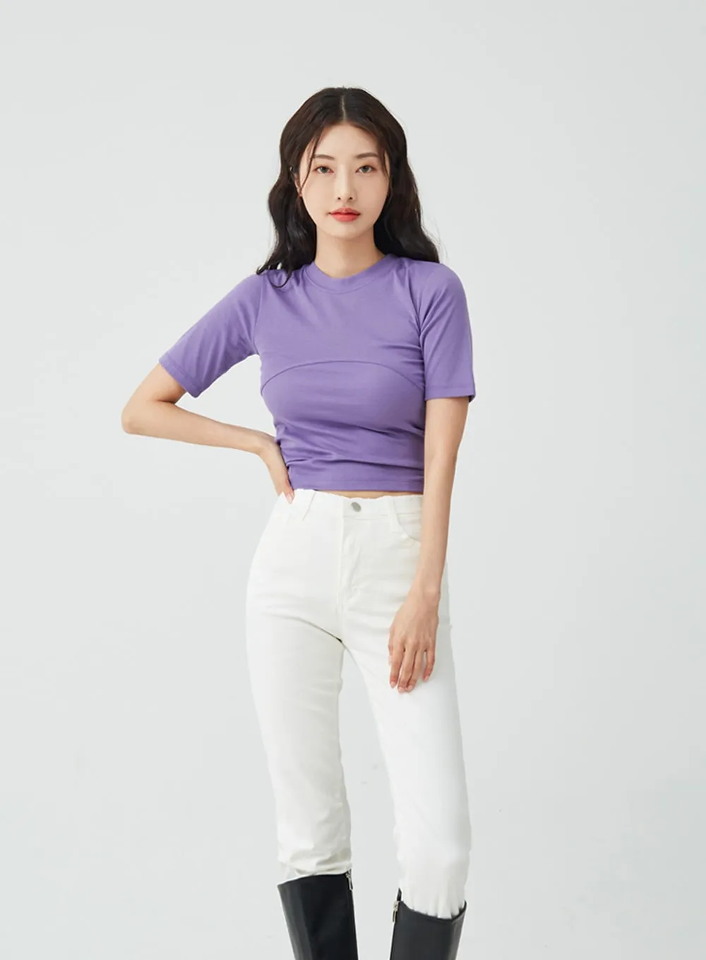 S-Line Crop T-Shirt IU26