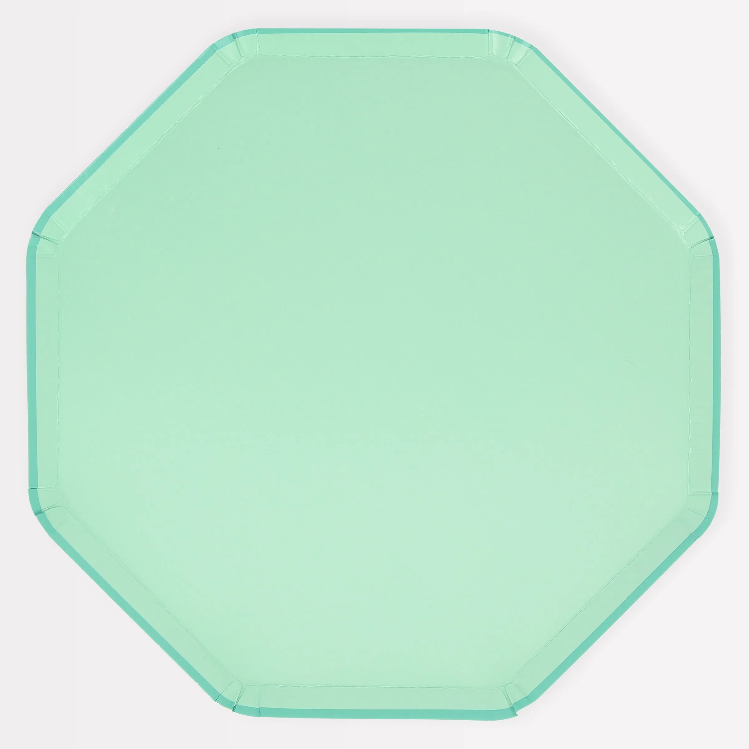 Sea Foam Green Dinner Plates (x 8)