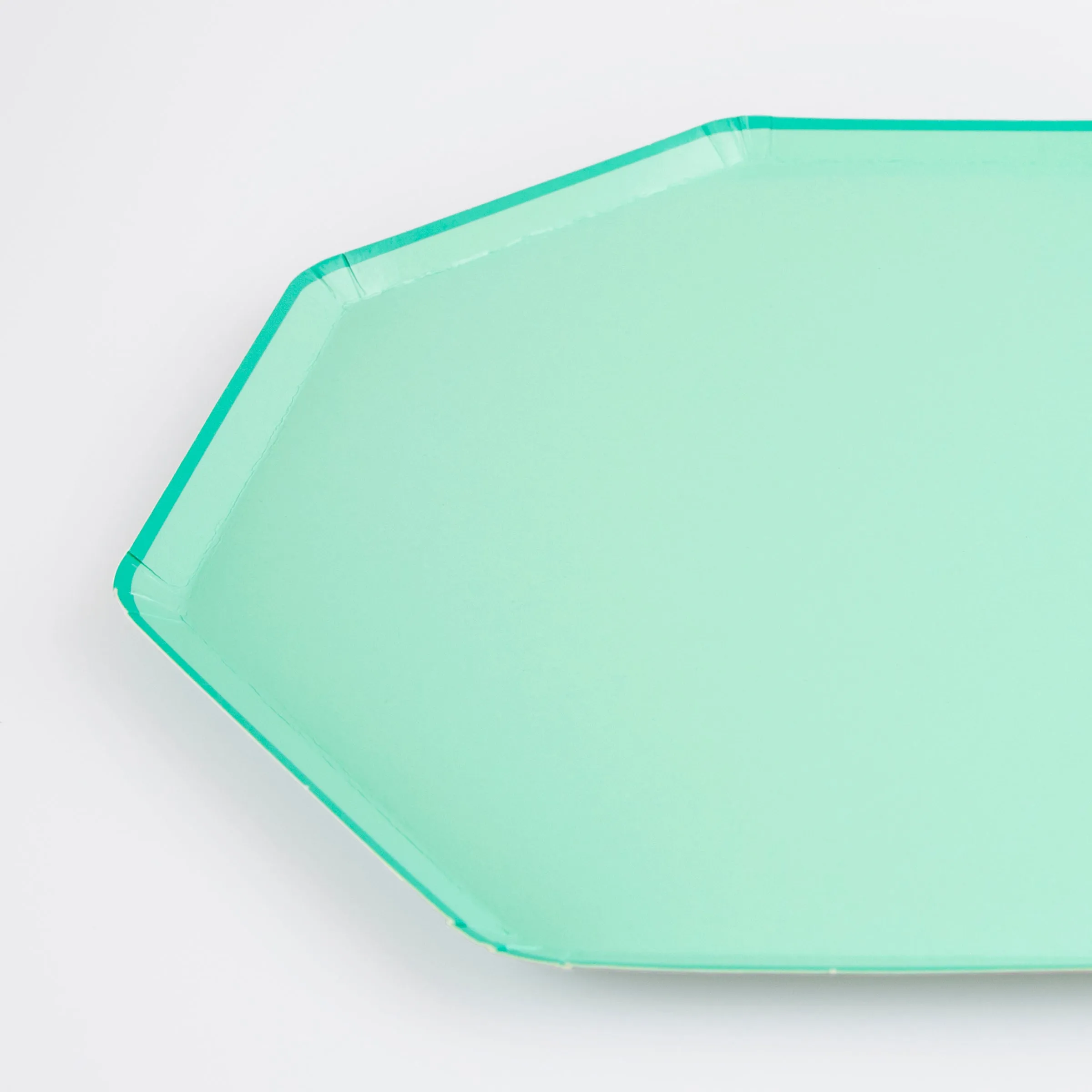 Sea Foam Green Dinner Plates (x 8)