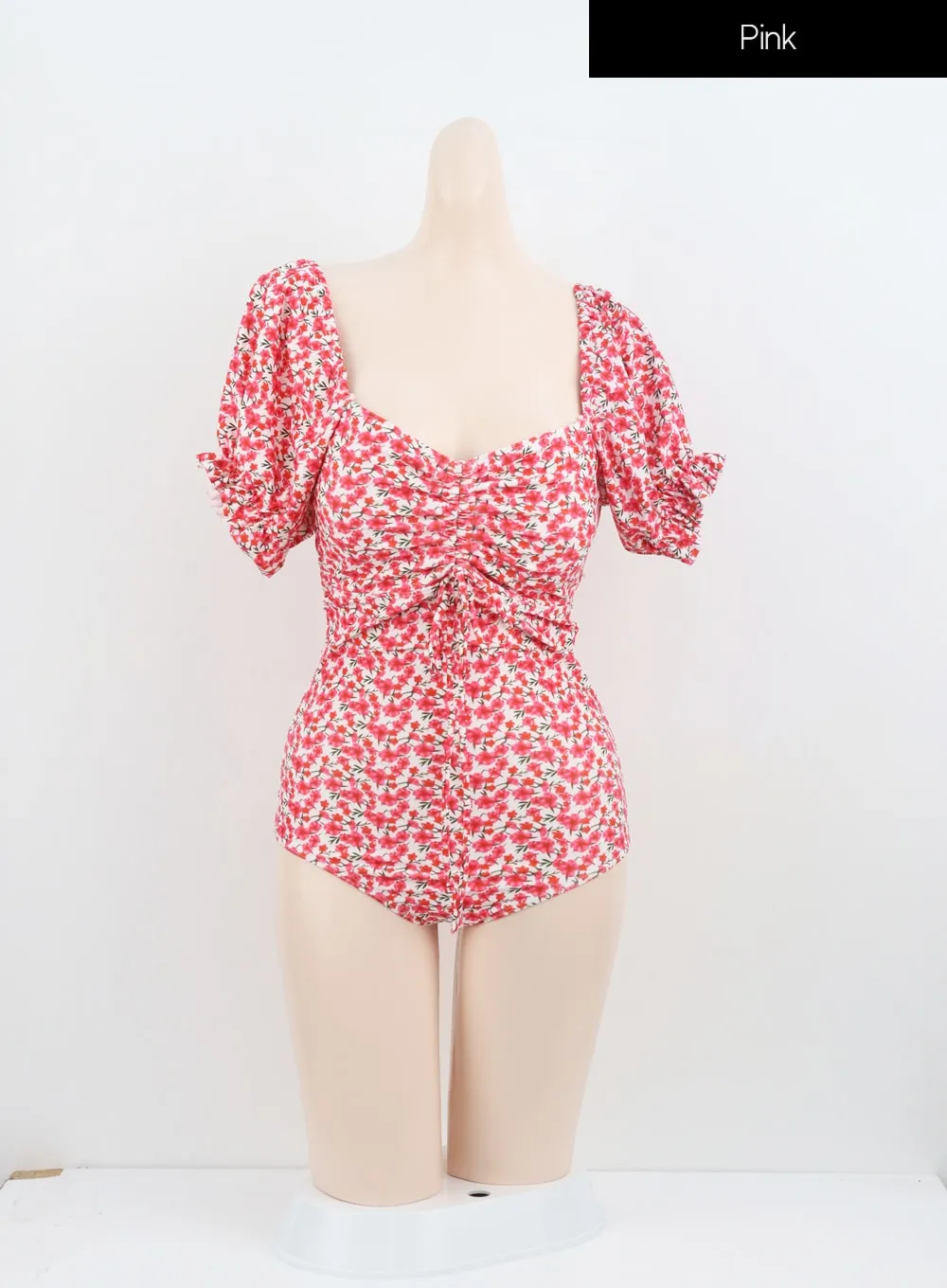 Short Sleeve Flower Swimsuit IU301