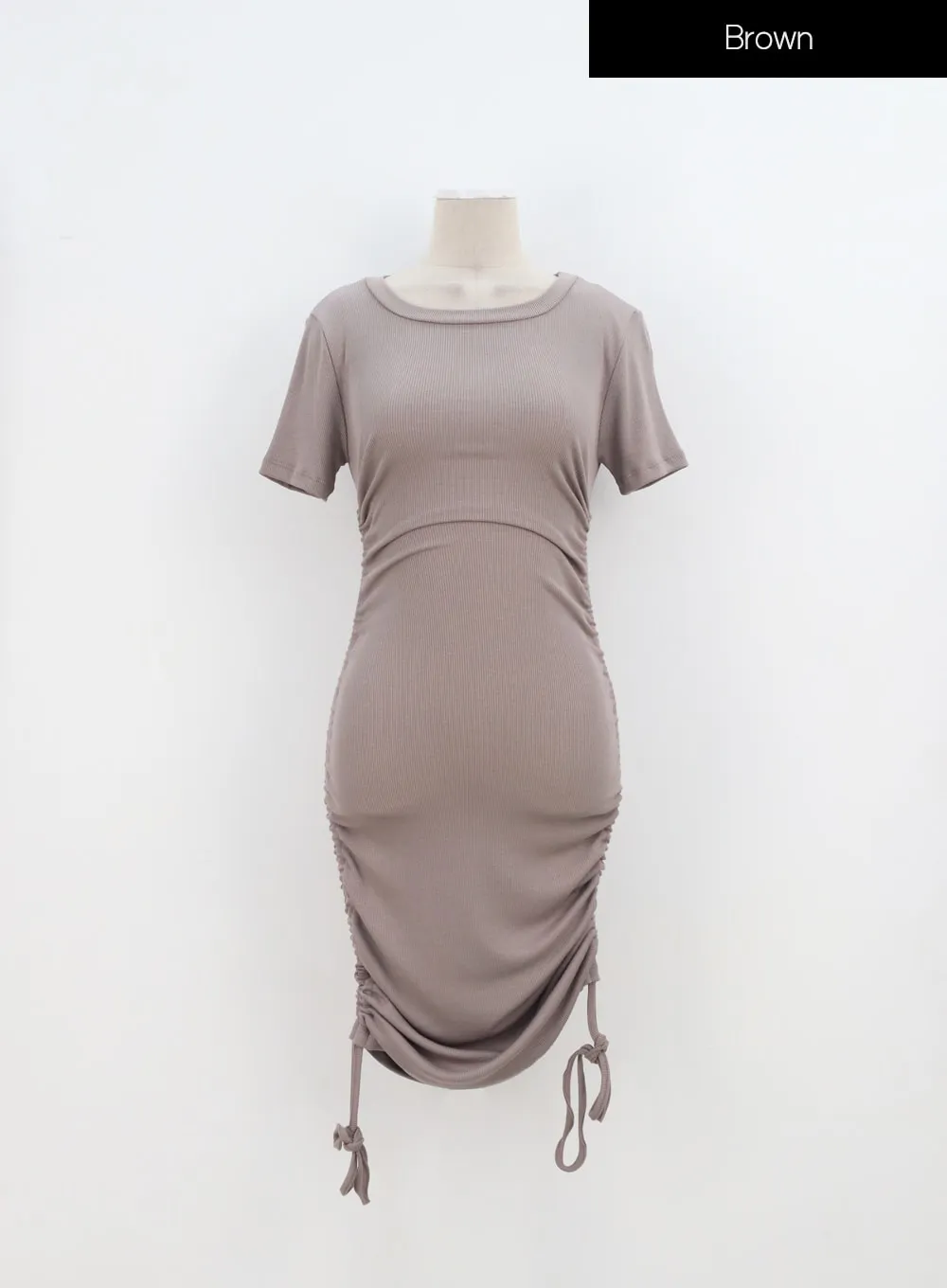 Side Ruched Mini Dress IA327