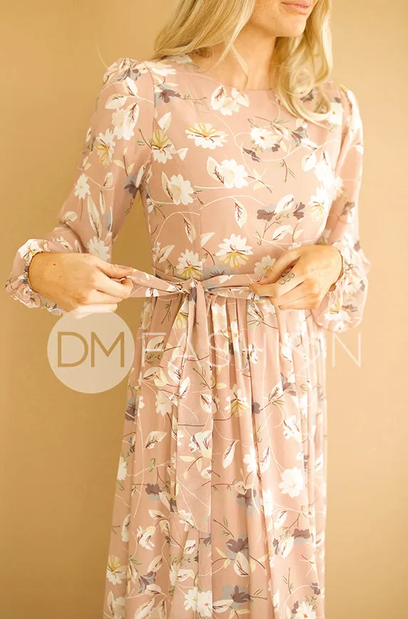 Skye Dusty Rose Floral Maxi - DM Exclusive- FINAL FEW - FINAL SALE