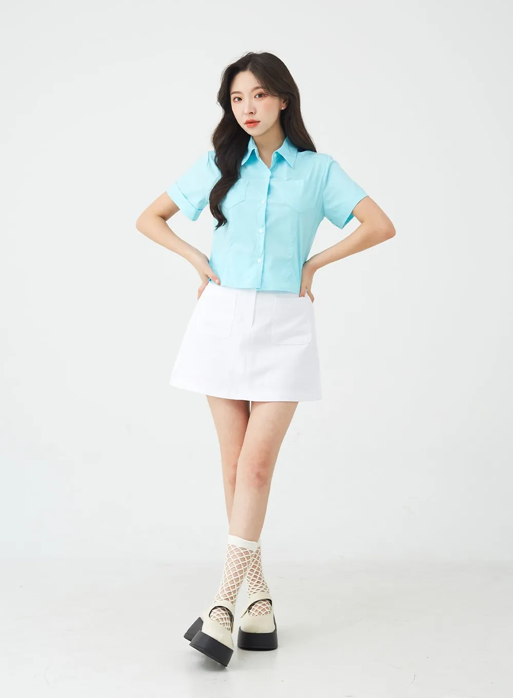 Span Line Short Sleeve Shirt BG08