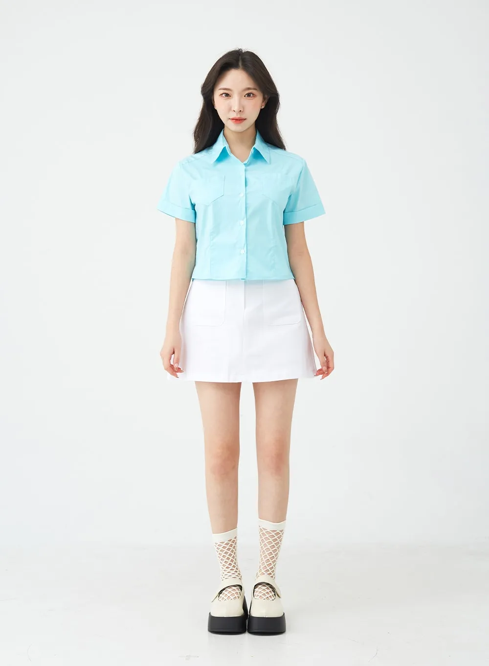 Span Line Short Sleeve Shirt BG08