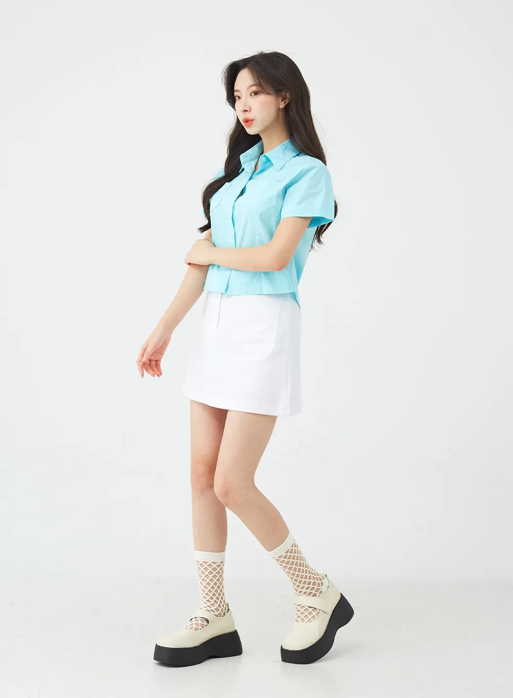 Span Line Short Sleeve Shirt BG08