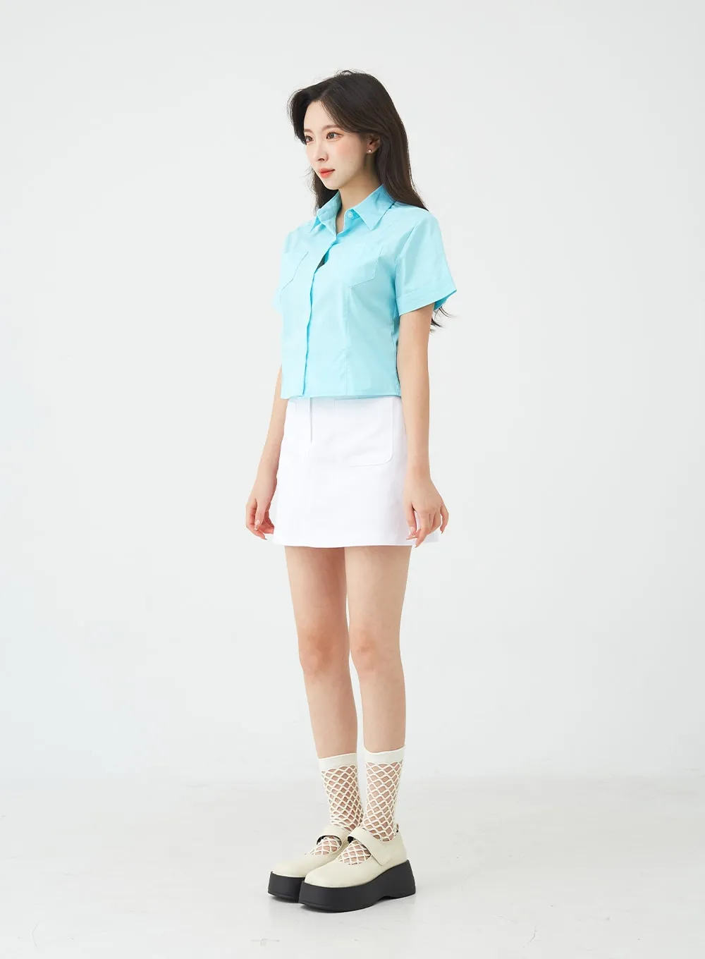 Span Line Short Sleeve Shirt BG08