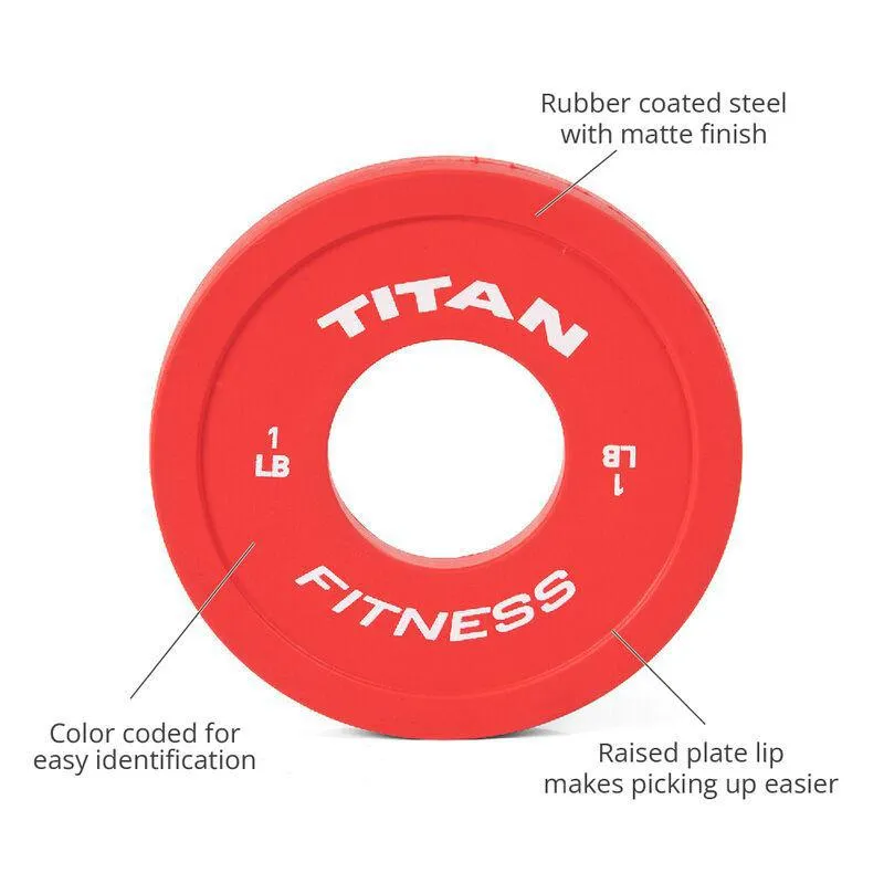 Titan 5lb Set Color Fractional Plates