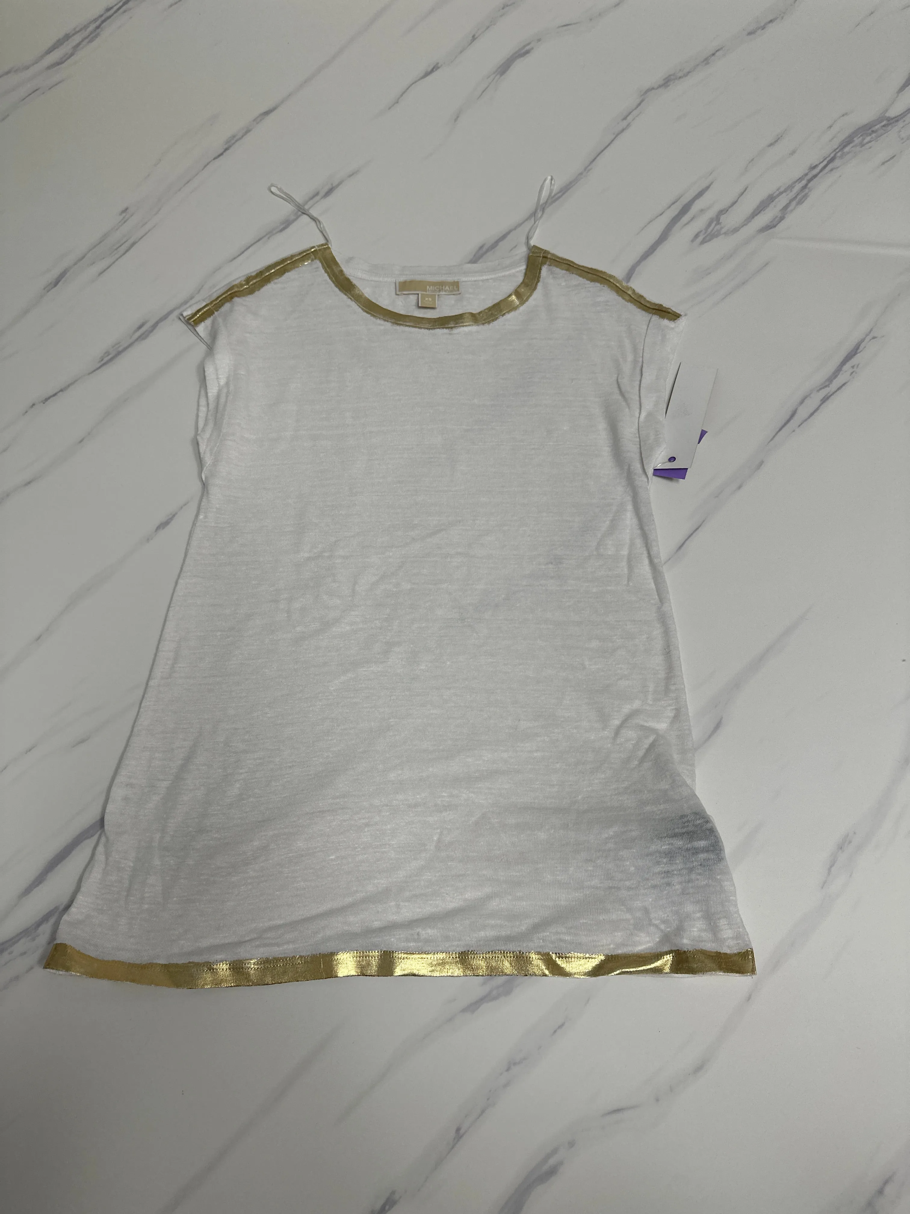 Top Short Sleeve Basic By Michael By Michael Kors  Size: Xs