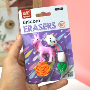 Unicorn Style Erasers