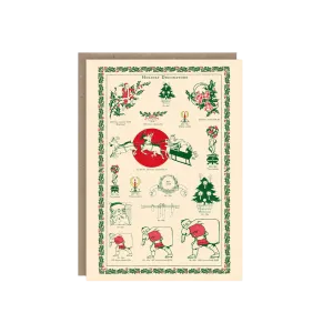 Vintage Style Christmas Card