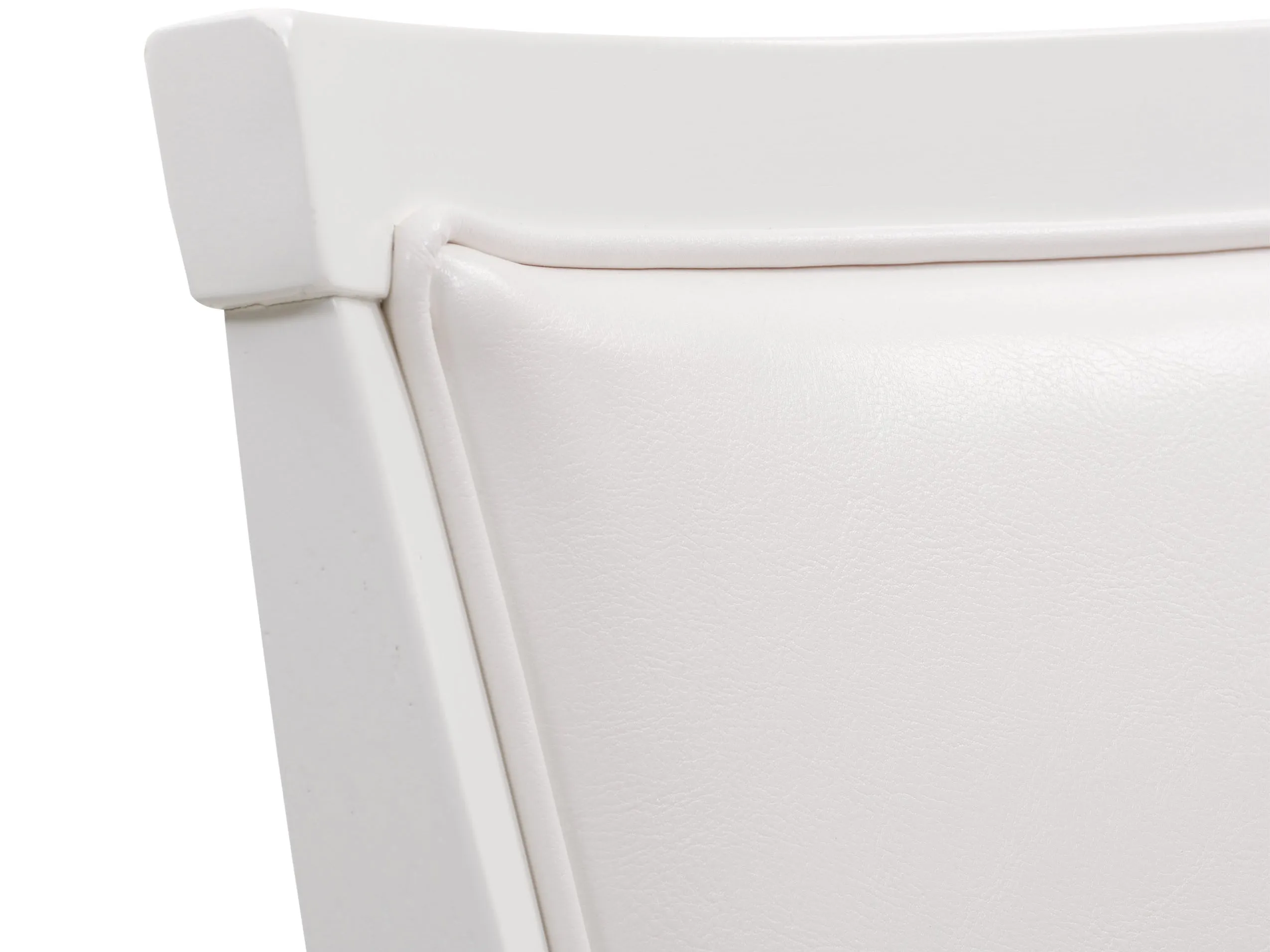 White Bar Height Bar Stools, Set of 2